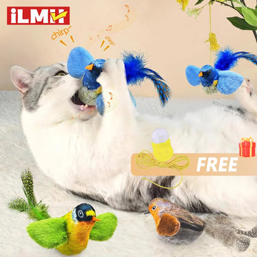 Indoor Interactive Birds Toy for Cat Chasing Teasing.